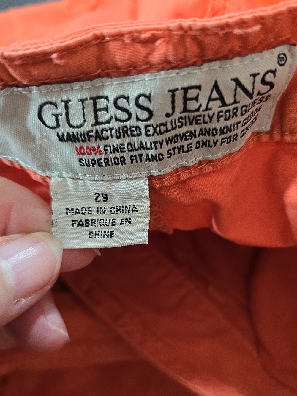 Guess Jeans Coral Button-Front Capri Pants Size 29 - Picture 2 of 10